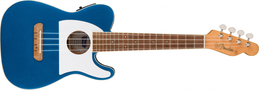 Fullerton Telecaster Ukulele en Lake Placid Blue
