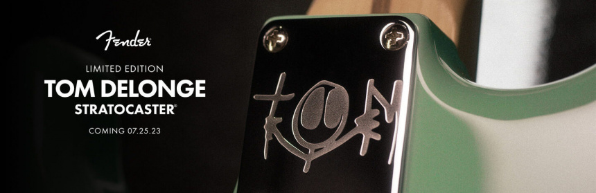Placa de mástil de la Fender Limited Edition Tom DeLonge Stratocaster