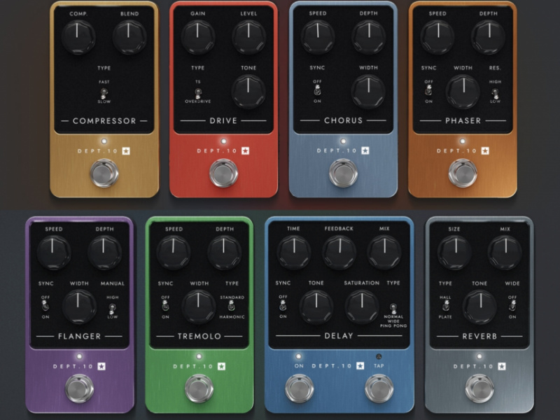 Pedales del Blackstar St James Plugin