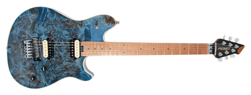Peavey HP 2 Poplar Burl en Transparent Blue