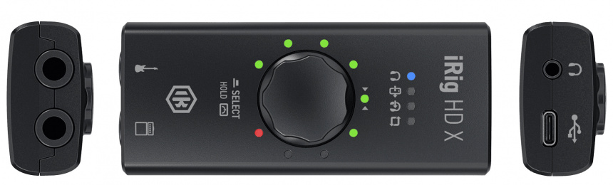 Conexiones del IK Multimedia iRig HD X