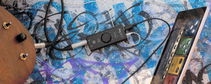 iRig HD X con iPad y guitarra