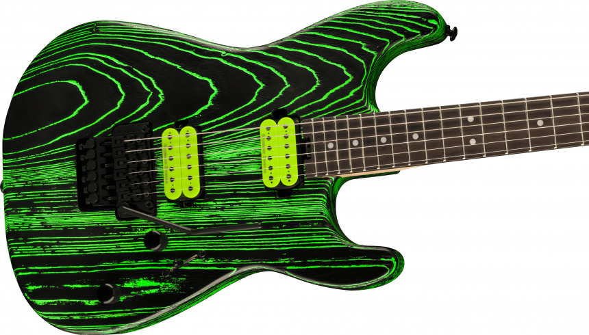 Cuerpo de la Pro-Mod San Dimas Style 1 HH FR E Ash en Green Glow