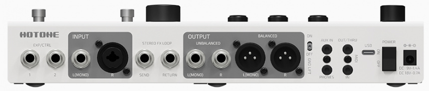 Conexiones de la Hotone Ampero II Stage