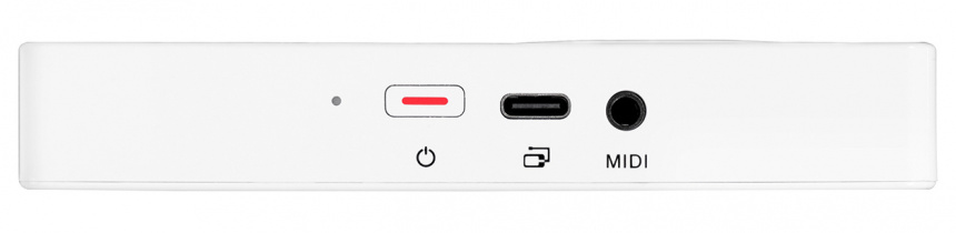 Puertos MIDI y USB-C del Prime P2
