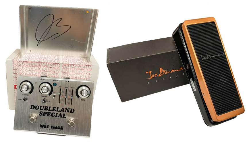 Pedales Way Huge Doubleland Special Overdrive y Cry Baby Wah Wah Pedal JB95