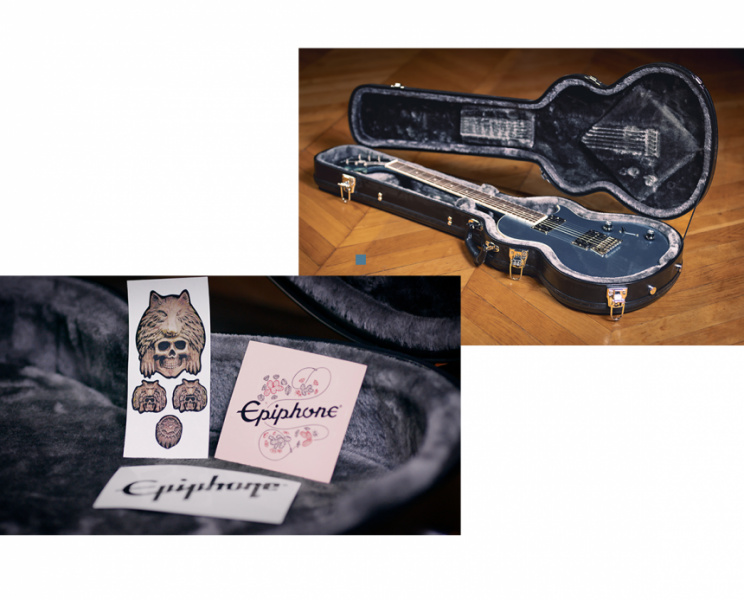 Estuche de la Epiphone Waxx Nighthawk Studio