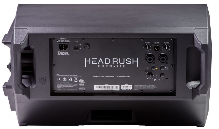 Panel trasero de la Headrush FRFR112
