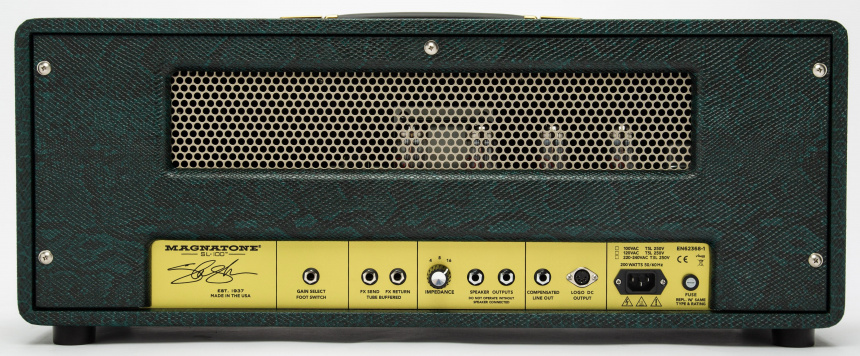 Trasera del Magnatone SL-100 Slash Signature
