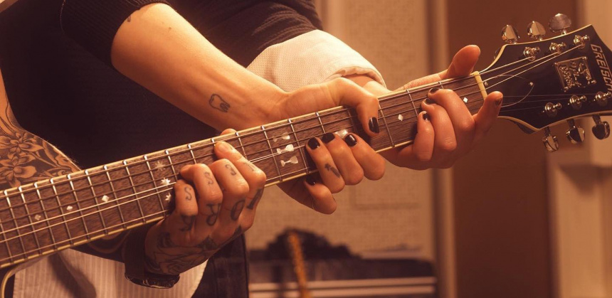 Diapasón de la Gretsch boygenius Broadkaster Jr