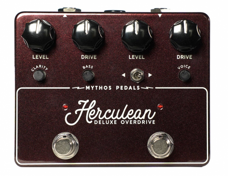 Panel de control del Mythos Herculean Deluxe Overdrive