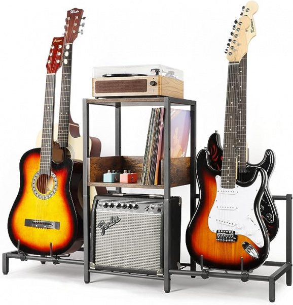 Soporte para guitarras y amplificador