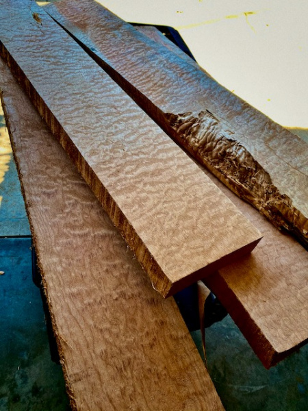 La madera y las guitarras