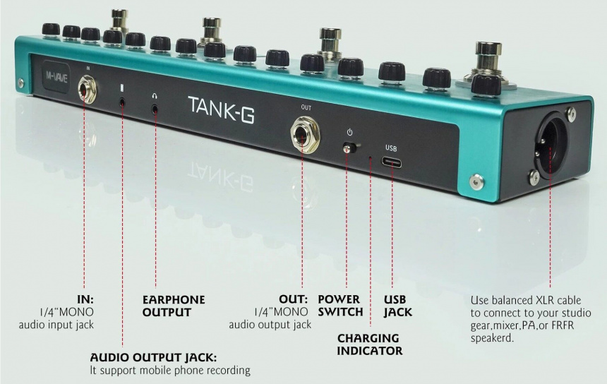 Conexiones del M-Vave Tank-G