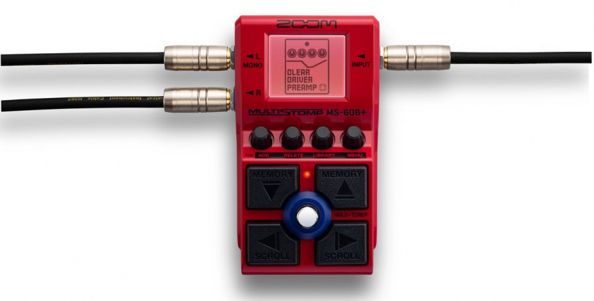 Doble salida del Zoom Multi Stomp MS-60B+