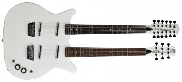 Danelectro Doubleneck 612 White Pearl