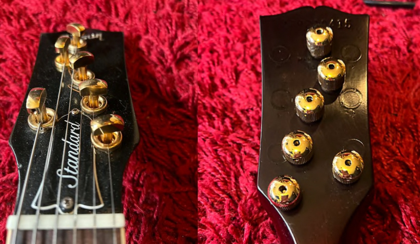 Pala de la Gibson Les Paul 60's Standard modificada
