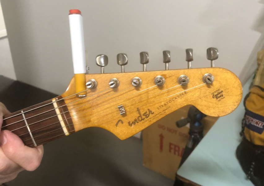 Tunerette en pala de Strat