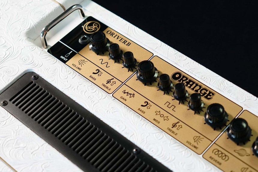 Panel de control del Orange Oriverb