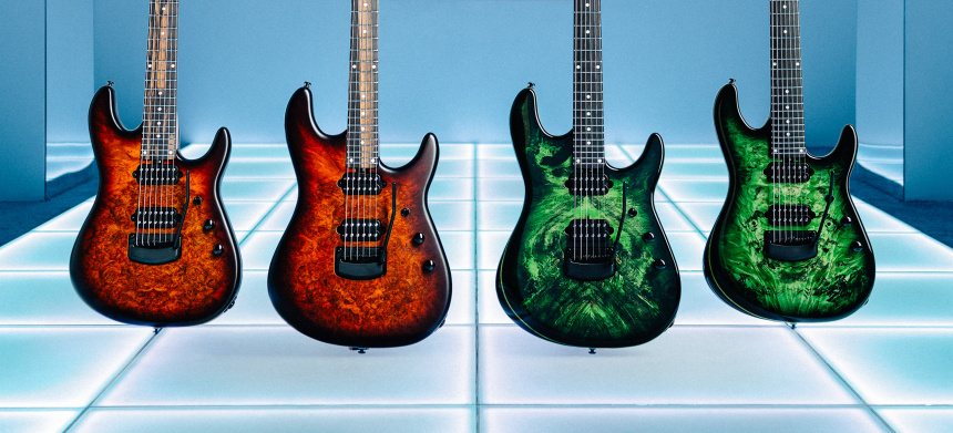 Acabados de la Ernie Ball Music Man Jason Richardson Cutlass HT