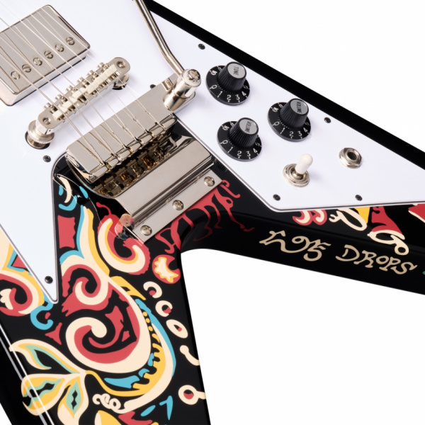 Epiphone Love Drops Flying V Jimi Hendrix