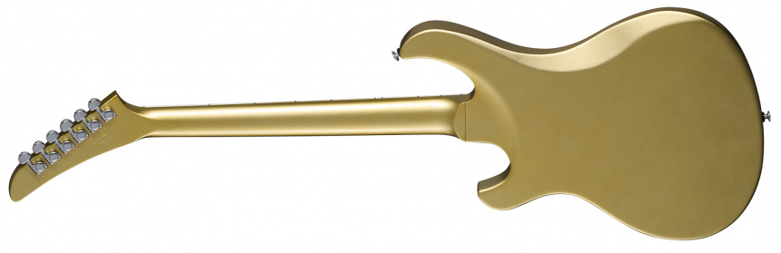 Trasera de la Gibson Victory en Gold Mist Satin