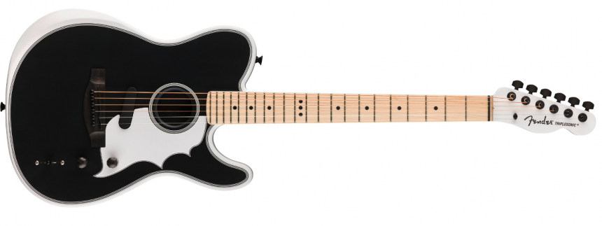 Fender Acoustasonic Telecaster Triplesonic Jack Wh