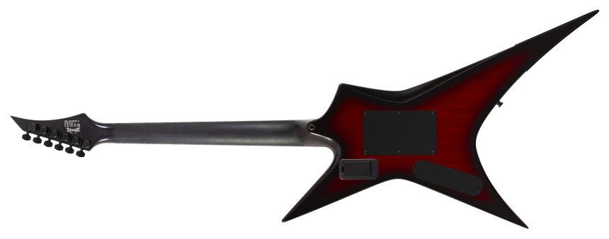 Trasera de la Solar Guitars  Type XF1.6Dismember