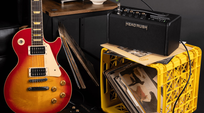 HeadRush FRFR-GO con Les Paul