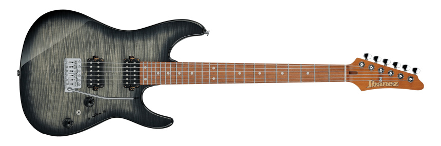 Ibanez AZ24S1F en Transparent Black Sunburst