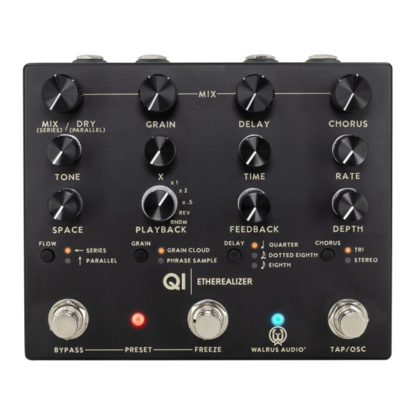 Walrus Audio Qi Etherealizer Stereo Multi-Effect (