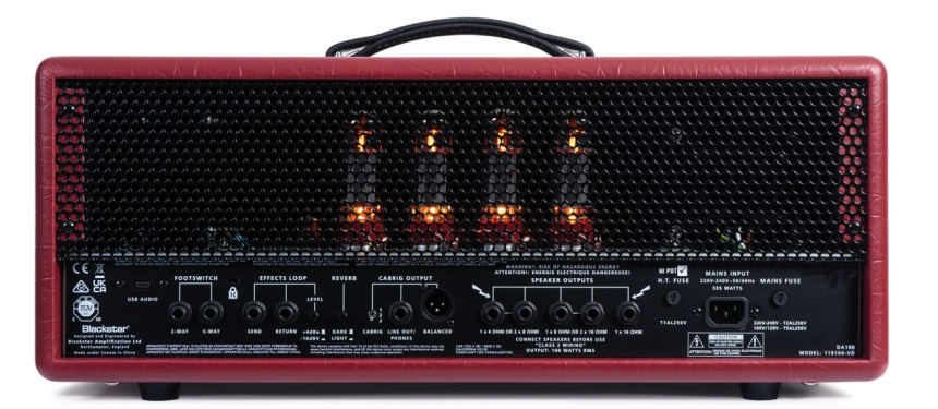 Trasera del Blackstar DA100 Ruby