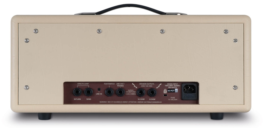 Trasera del Blackstar Debut 100RH en Cream