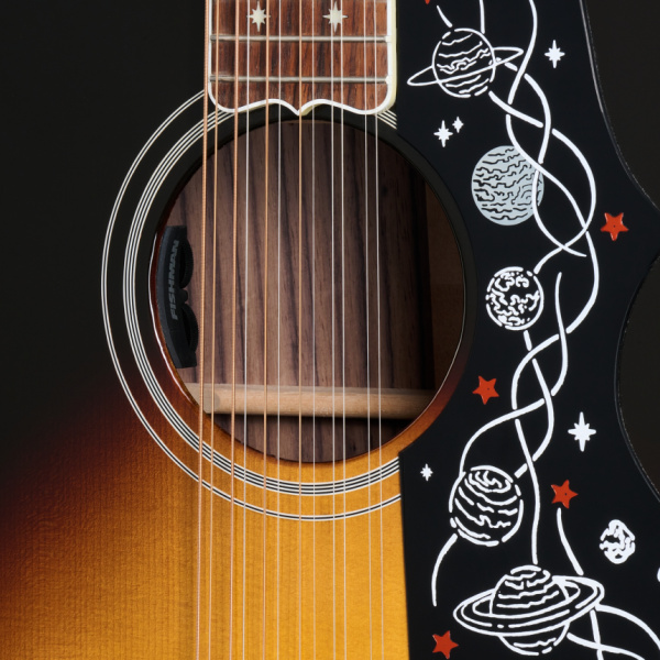 Controles de la Gibson Brian May SJ-200 12-String