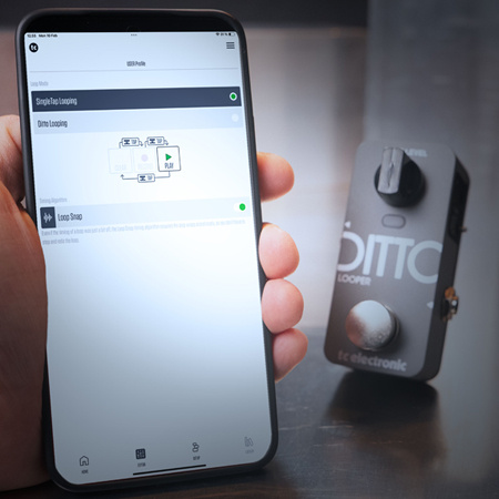 Editandomelo el TC Electronic Ditto 2 en el móvil