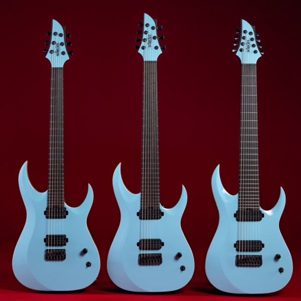 Schecter John Browne Tao, disponible en versiones de 6, 7 y 8 cuerdas