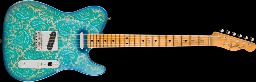Frontal de la  Fender Limited Edition Brad Paisley 1967 “Lost Paisley” Telecaster