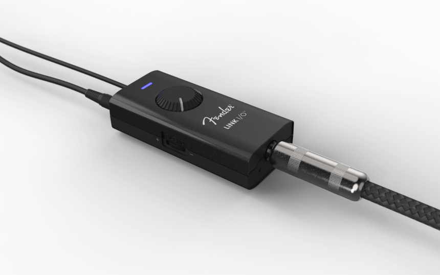 Fender Link I/O Interface conectada