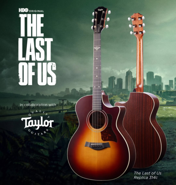 Guitarra Taylor The Last of Us Replica 314c