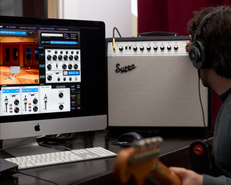 Supro Airwave y ordenador Mac