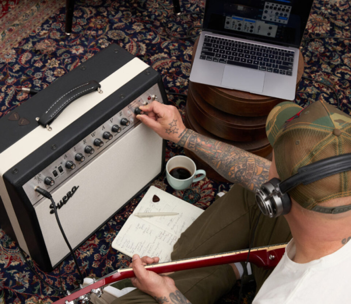 Supro Airwave con portátil Mac