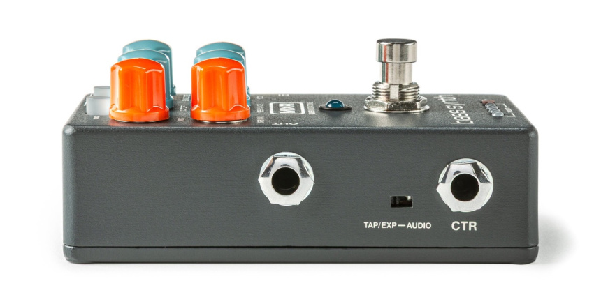 Conectores y selector del MXR Bass Synth
