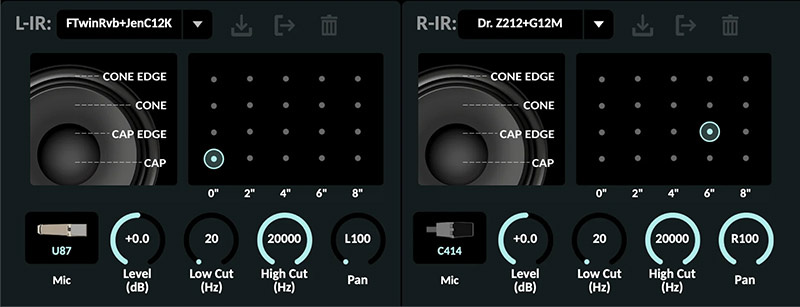 motor Cyber IR del Nux Amp Academy Stomp