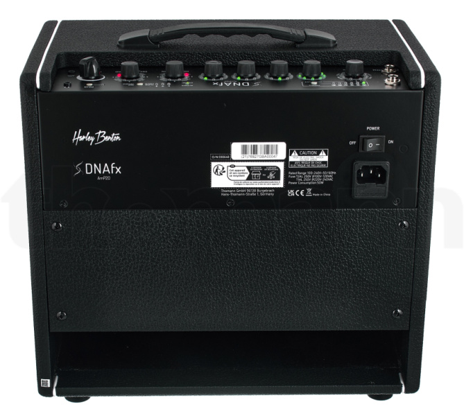 Trasera del Harley Benton DNAFX AmP20