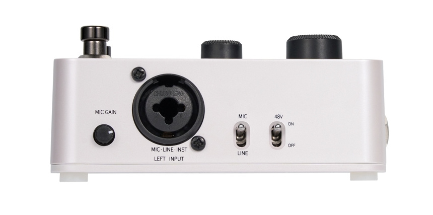 Panel lateral del Mooer GL200 Groove Loop