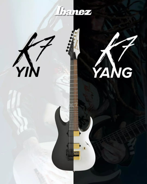 Ibanez K7YIN y K7YANG Yin y Yang