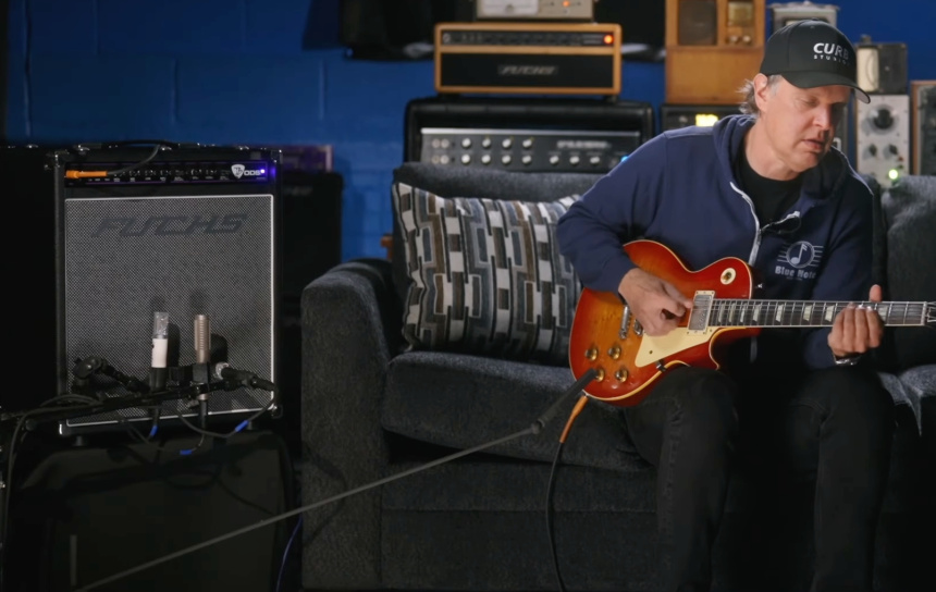 Captura del video de presentación del Fuchs JB-ODS Joe Bonamassa Signature