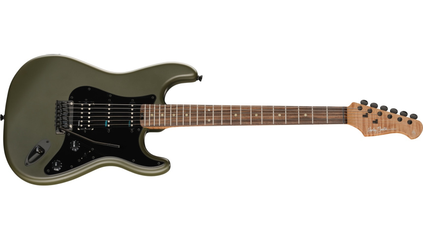 Harley Benton ST-Modern HSS Plus Matte Olive Drab