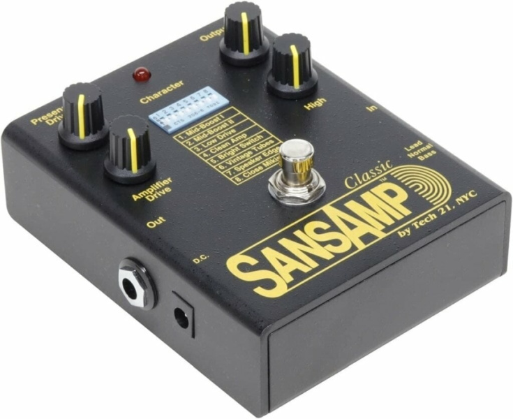 Entrada alimentación Tech 21 SansAmp Classic