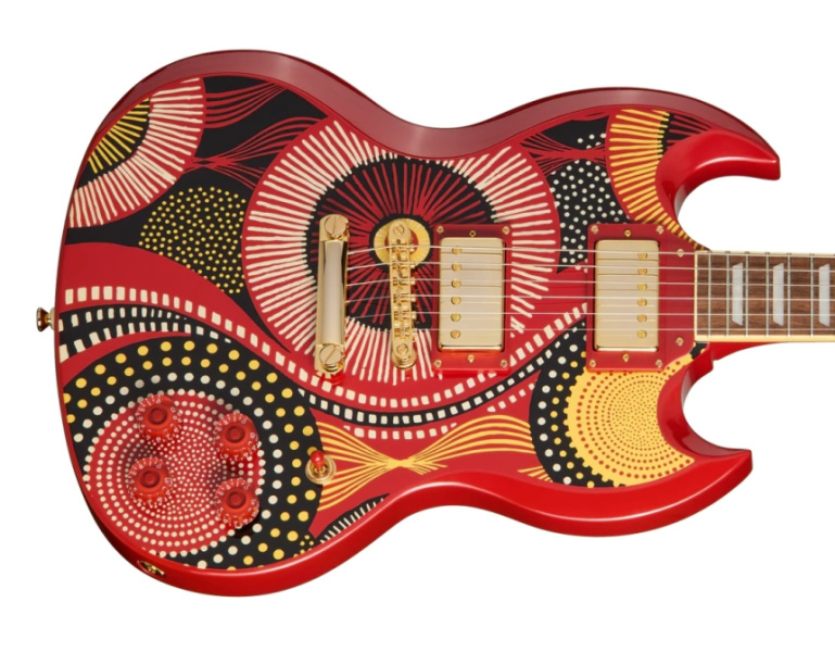 Cuerpo de la Epiphone Fatoumata Diawara SG